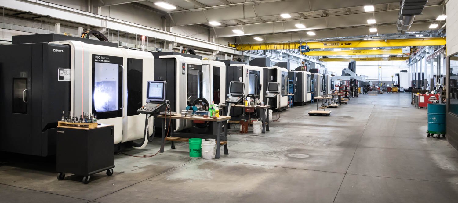 Twelve 5-axis CNC Machining Centers - Photo Gallery